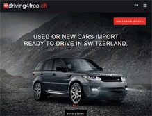 Tablet Screenshot of driving4free.ch